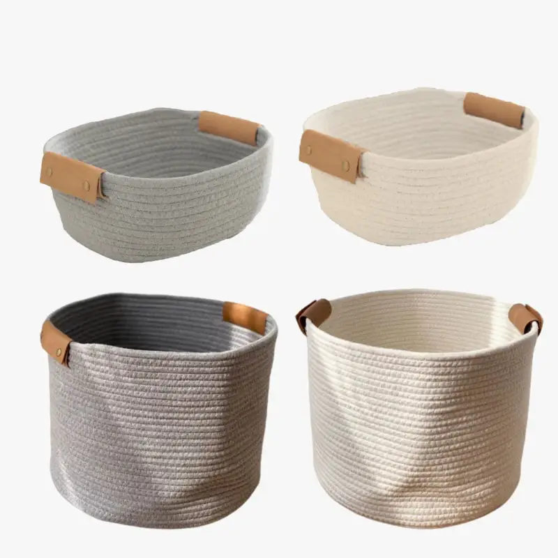 Nouvelle Collection Rope storage basket for toys and baby clothes