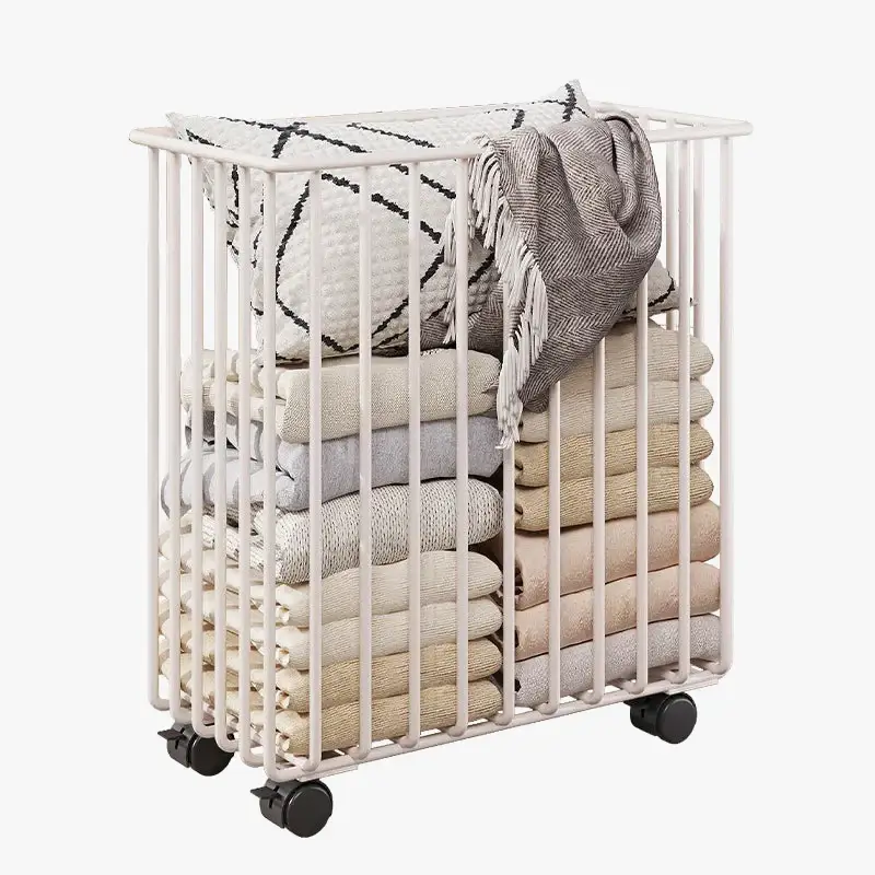 Haute Qualité Portable rolling laundry basket for dirty clothes