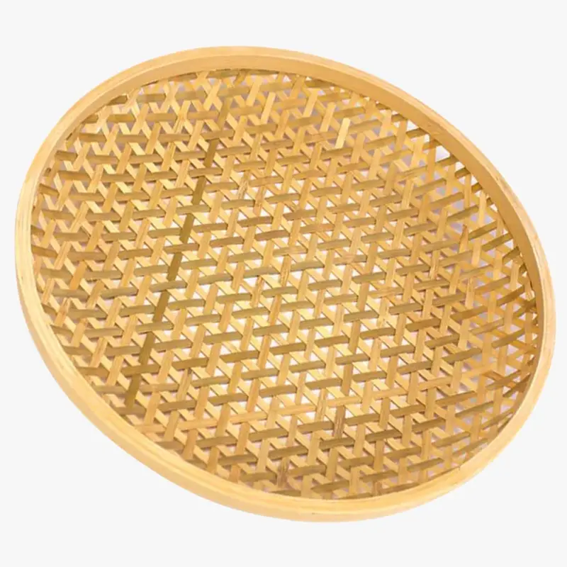 Woven bamboo basket for snacks and fruits Marque