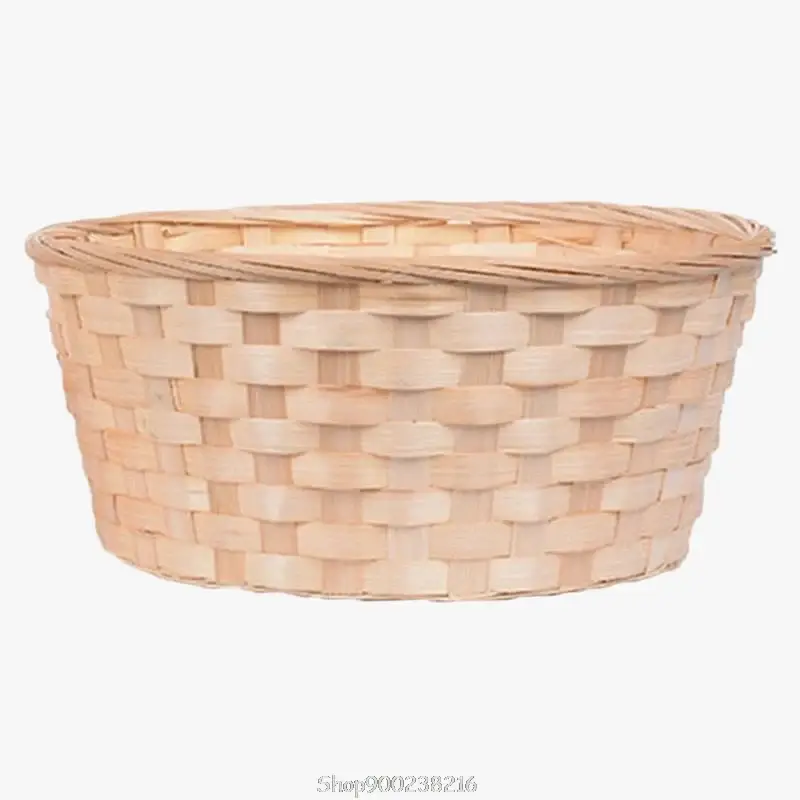 Meilleur Choix Woven bamboo basket for bread and snacks
