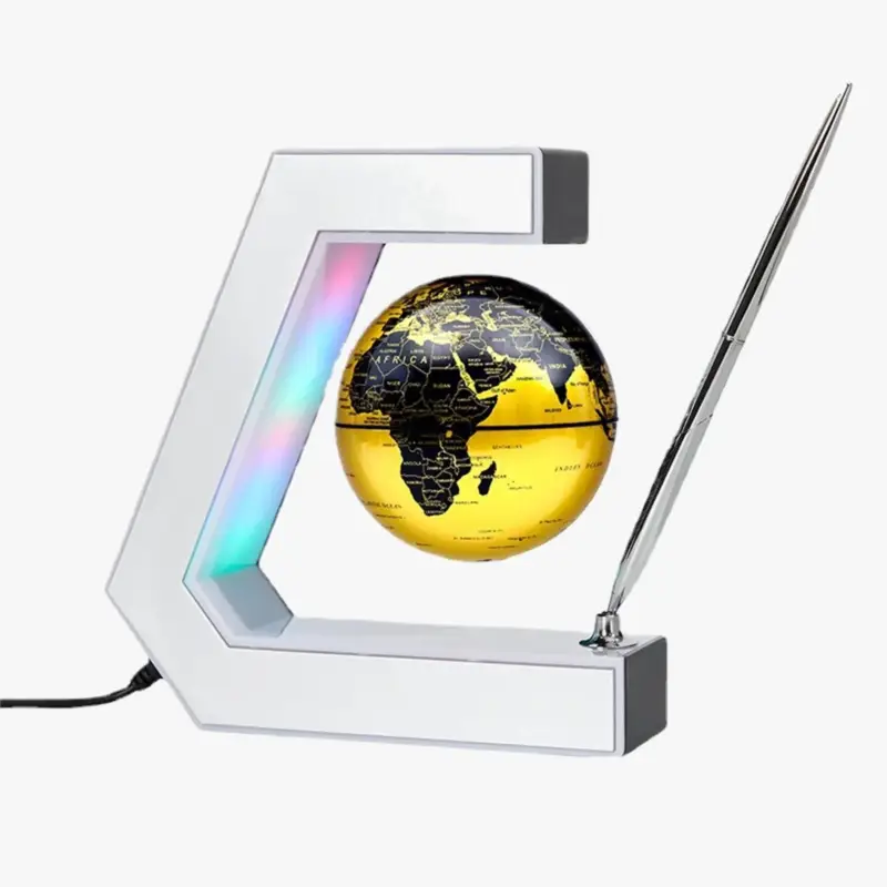 Magnetic levitation floating globe with decorative led light Meilleure Vente