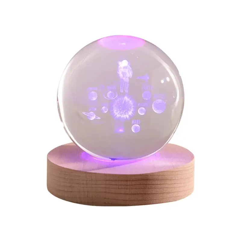 3d crystal ball solar system engraved decorative gift Achetez Aujourd&rsquo;hui