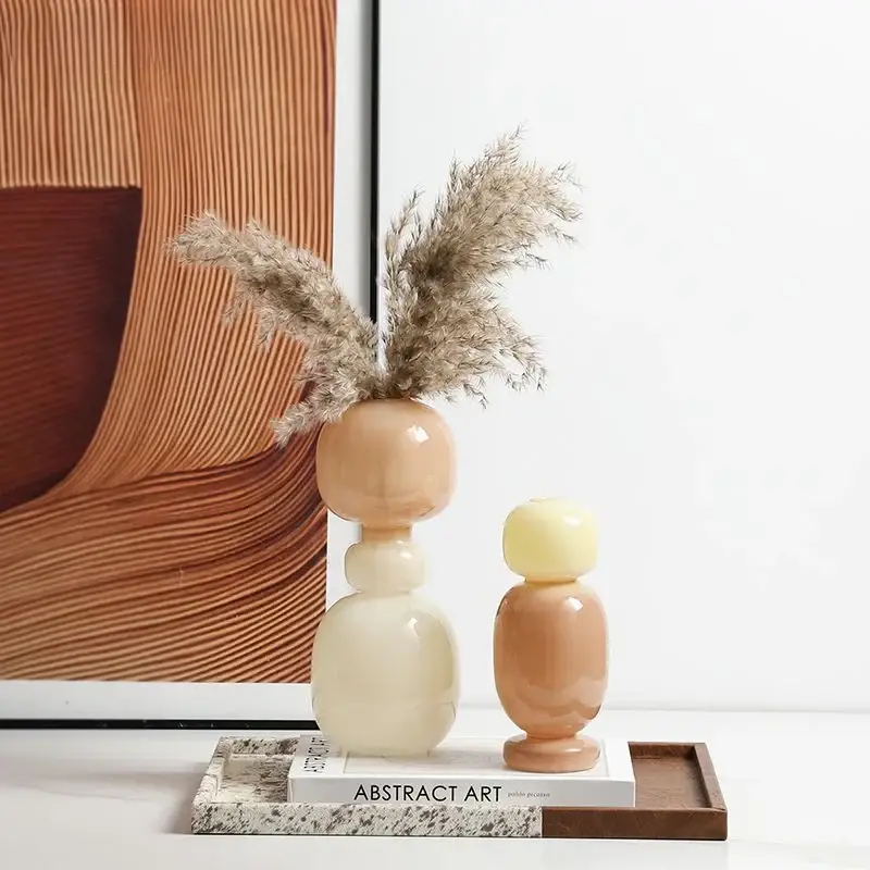 Offre Limitée Geometric glass vase for craft and floral decoration