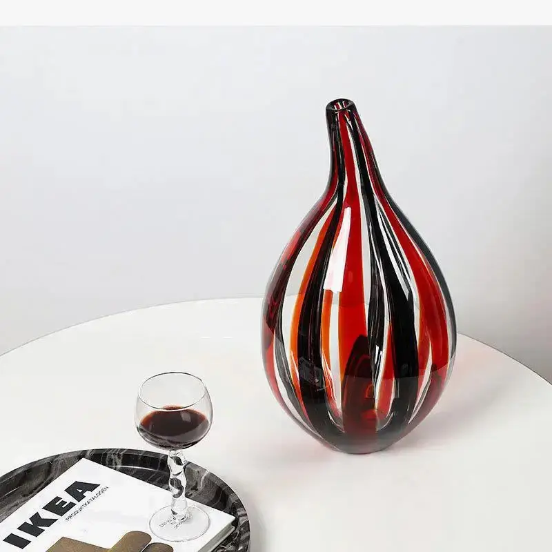 Decorative glass vase for floral and hydroponic arrangements Acheter Direct