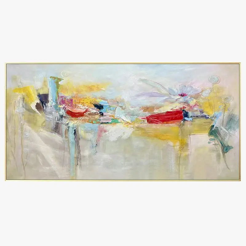 Custom decorative abstract painting hand painted on canvas Produit De Marque