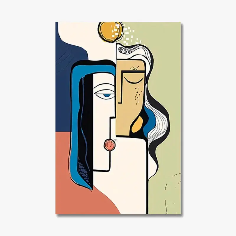 Haute Qualité Picasso abstract artwork canvas print for wall decoration
