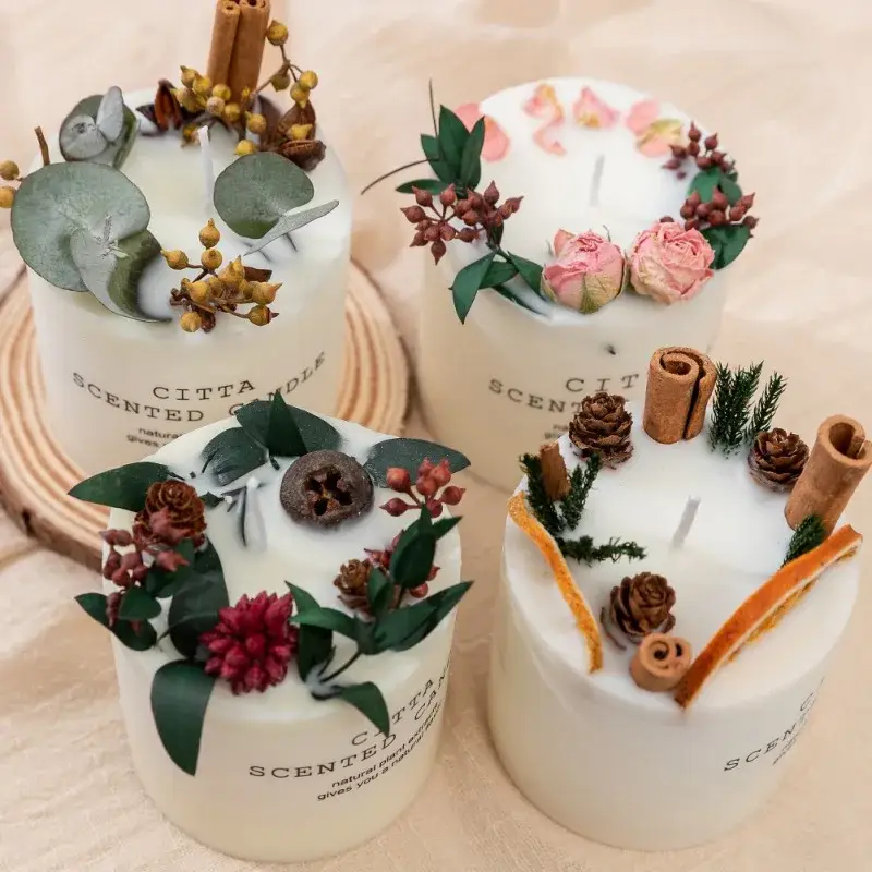 Paiement Sécurisé Romantic soy wax aromatherapy candles stress relief relaxation gift