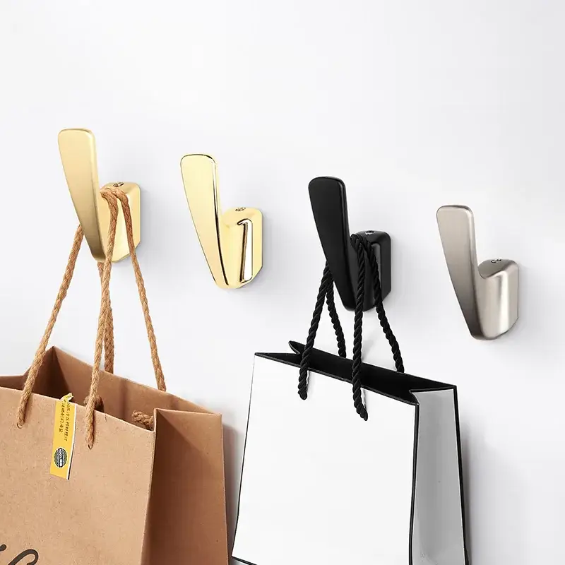 Set of 5 gold wall hooks for clothes and accessories Meilleur Prix