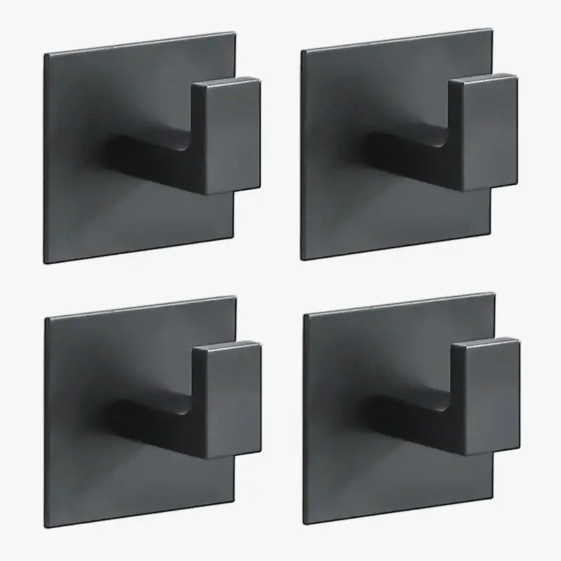Strong adhesive wall hooks for hanging clothes and towels Quantité Limitée
