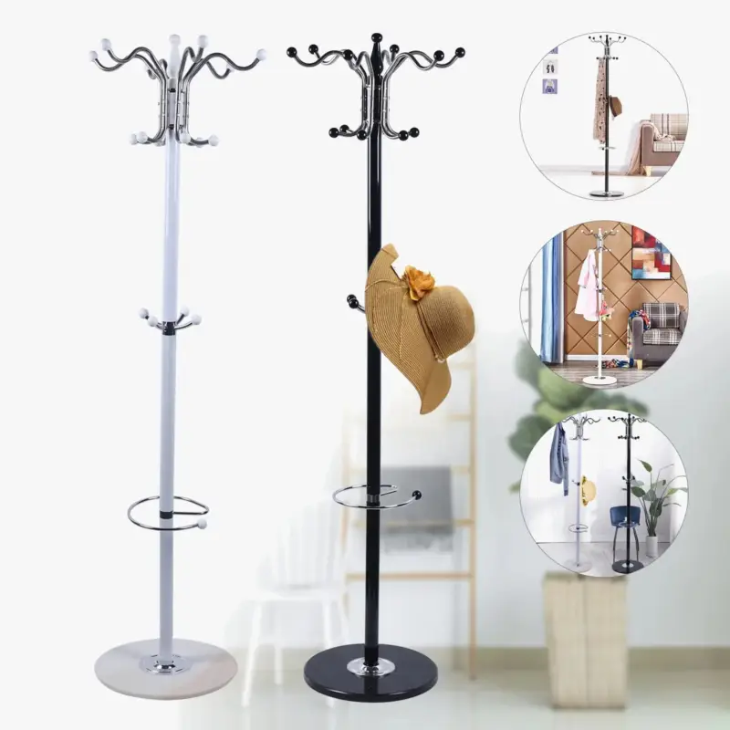 Must-Have Metal coat rack with hooks for hats and jackets