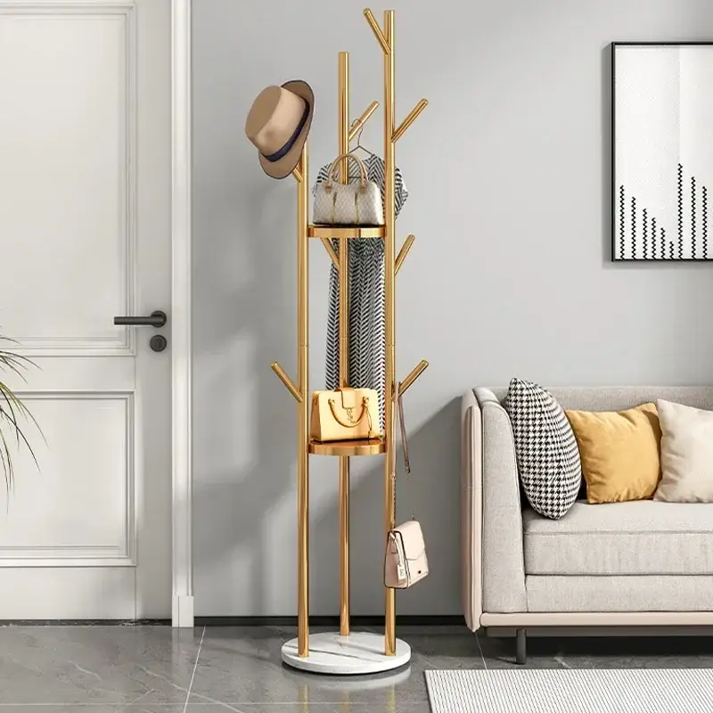 Modern lightweight coat rack elegant design with clothes hooks Haute Qualité