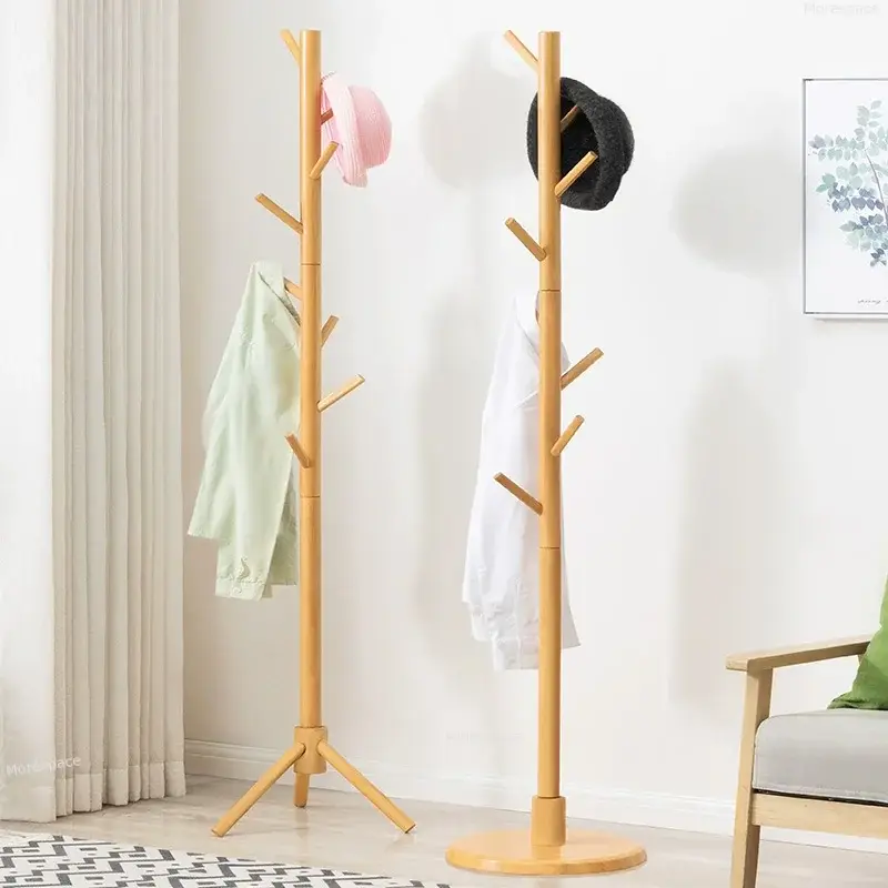 Nouvelle Collection Wooden hanging clothes rack for convenient storage
