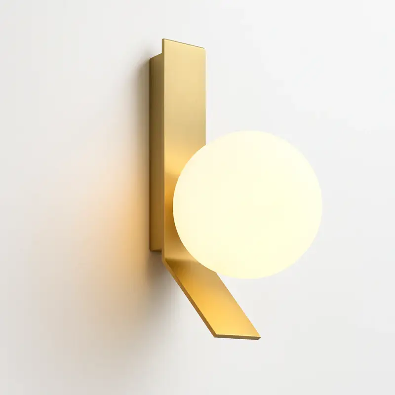 Usine Directe Minimalist design glass led wall light for interiors