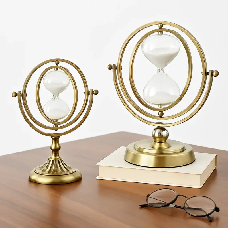 Solde Retro metal hourglass creative decoration for interior