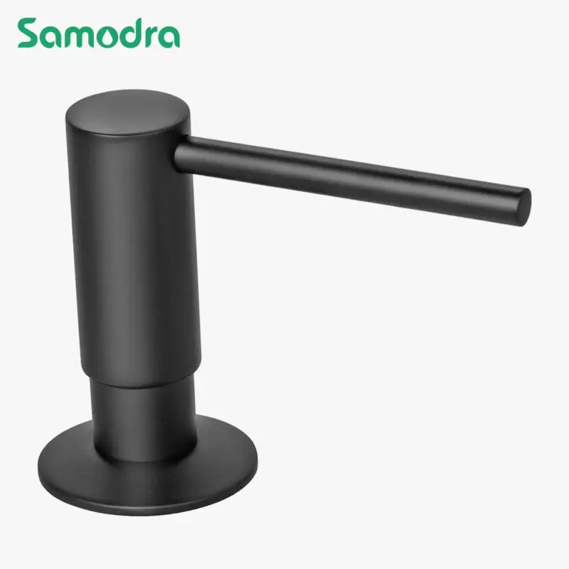 Liquid soap dispenser with brass pump for kitchen Nouveauté