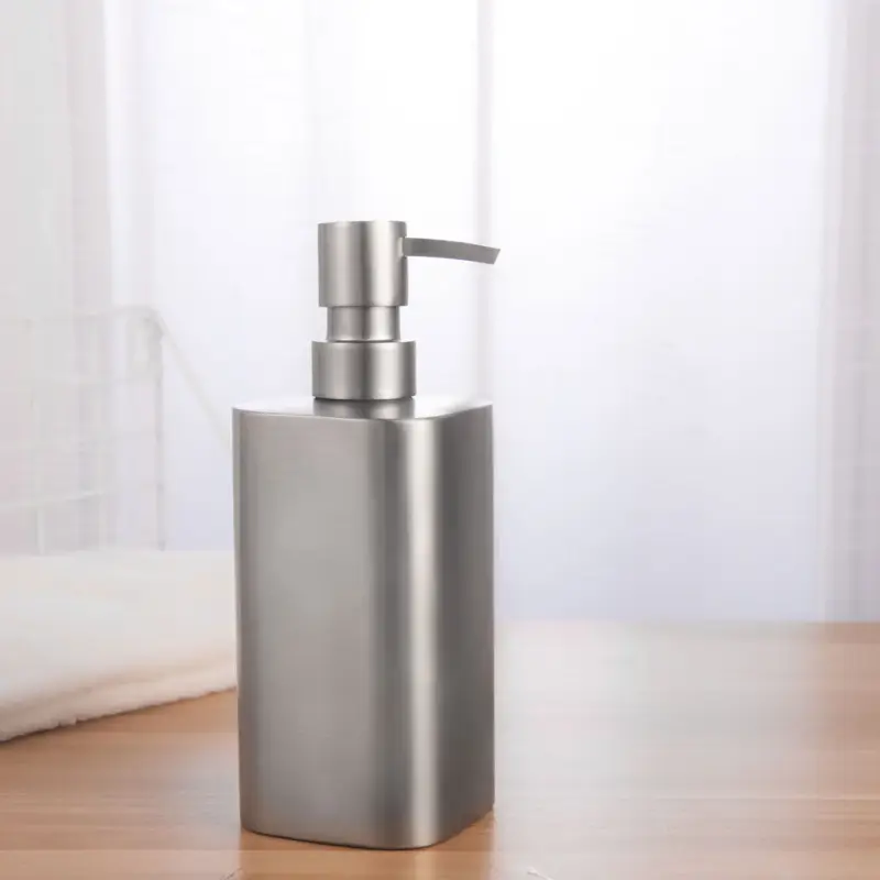 500ml matte stainless steel soap bottle for hand sanitizer Offre Exclusive