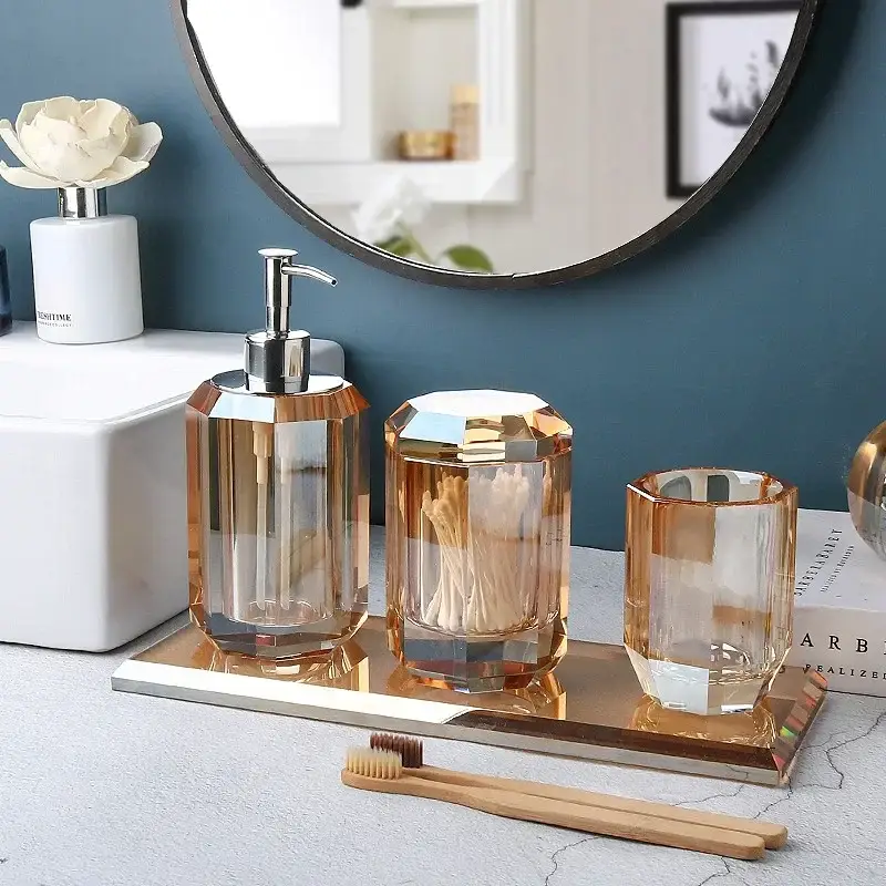 Offre Exclusive Luxury glass soap dispenser for bathroom