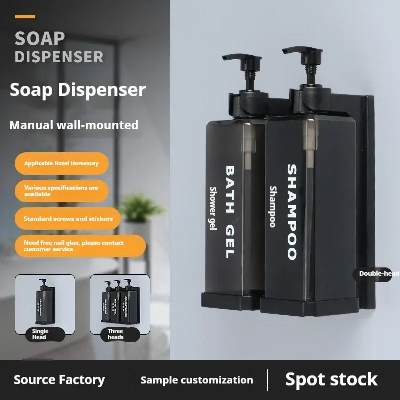 Usine Directe Shampoo and shower gel dispenser with wall mount