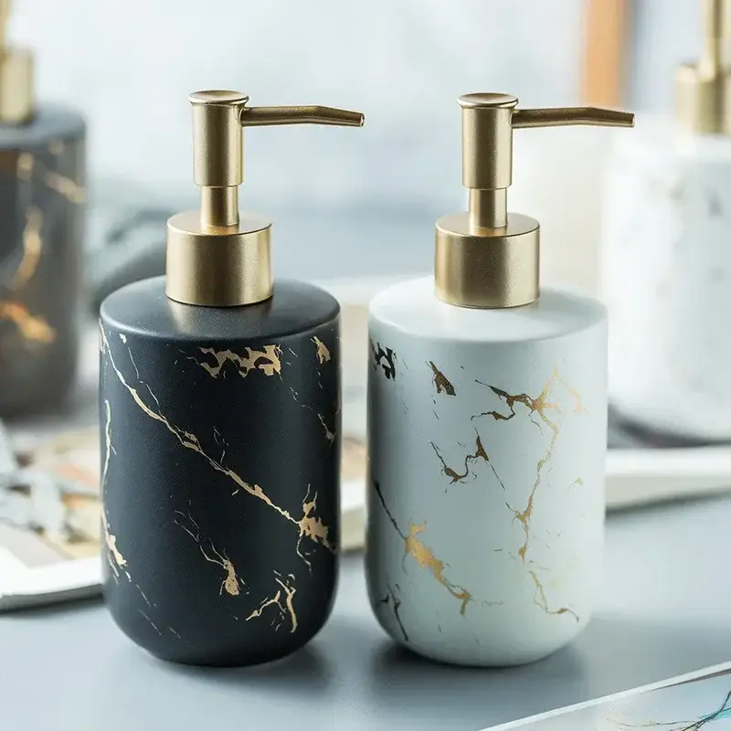 Expédition Rapide Ceramic liquid soap dispenser for modern bathroom