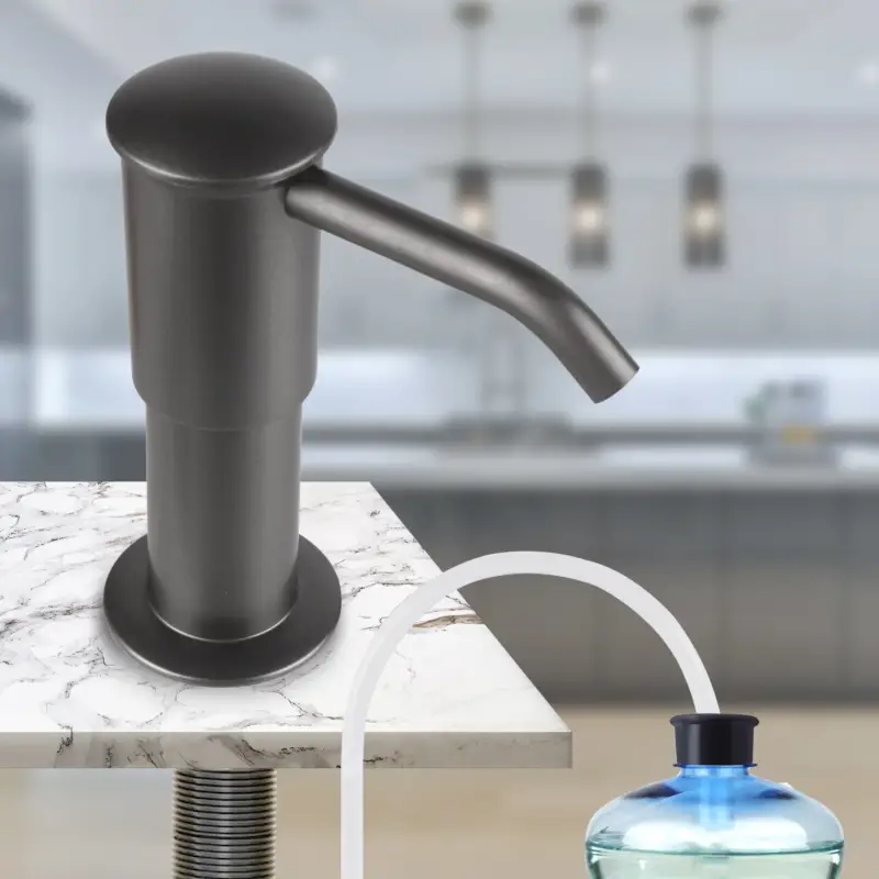 Kitchen soap dispenser with built-in extension tube Retour Gratuit