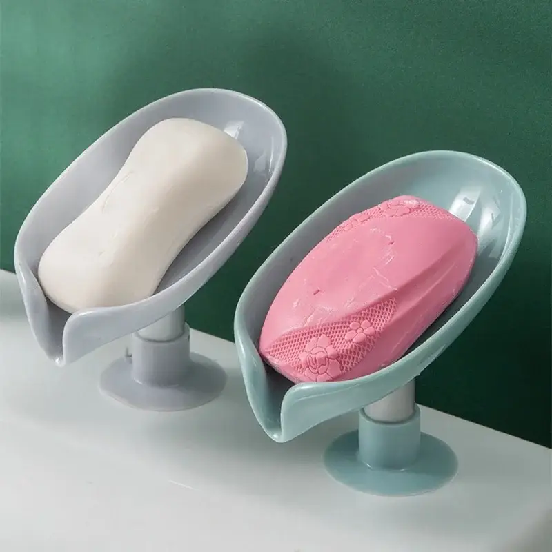 Leaf design soap dish for bathroom and shower Commander Vite