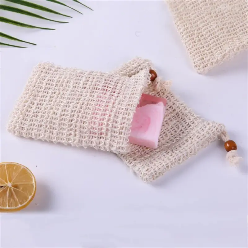 Meilleure Vente Natural sisal soap bag for exfoliation