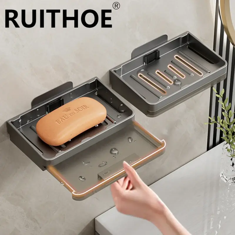 Paiement Sécurisé Wall mount for soap dish and bathroom accessories