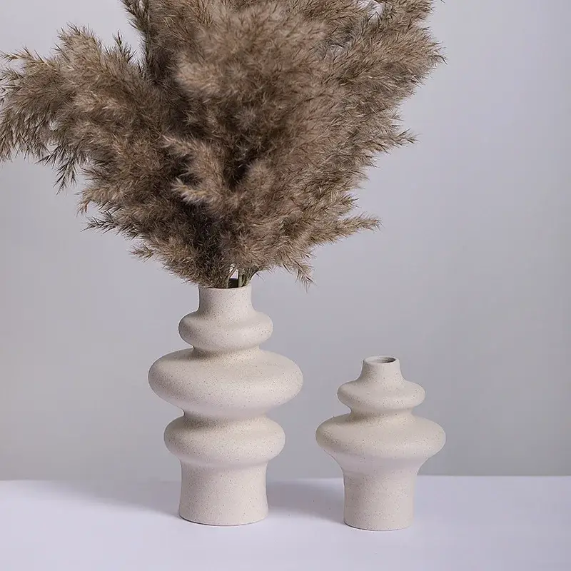 Modern ceramic vase spiral decoration flower pot Seulement Aujourd&rsquo;hui