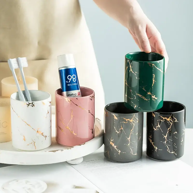 Creative ceramic cup for brushing and gargling Achetez Aujourd'hui