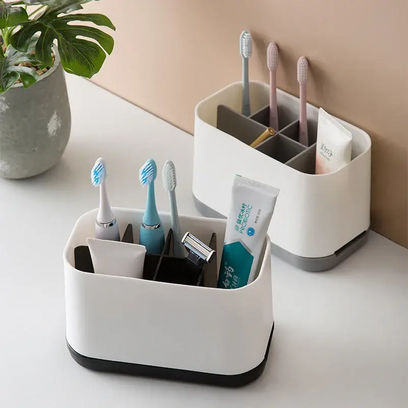 Soldes Multipurpose organiser for toothbrushes and bathroom accessories