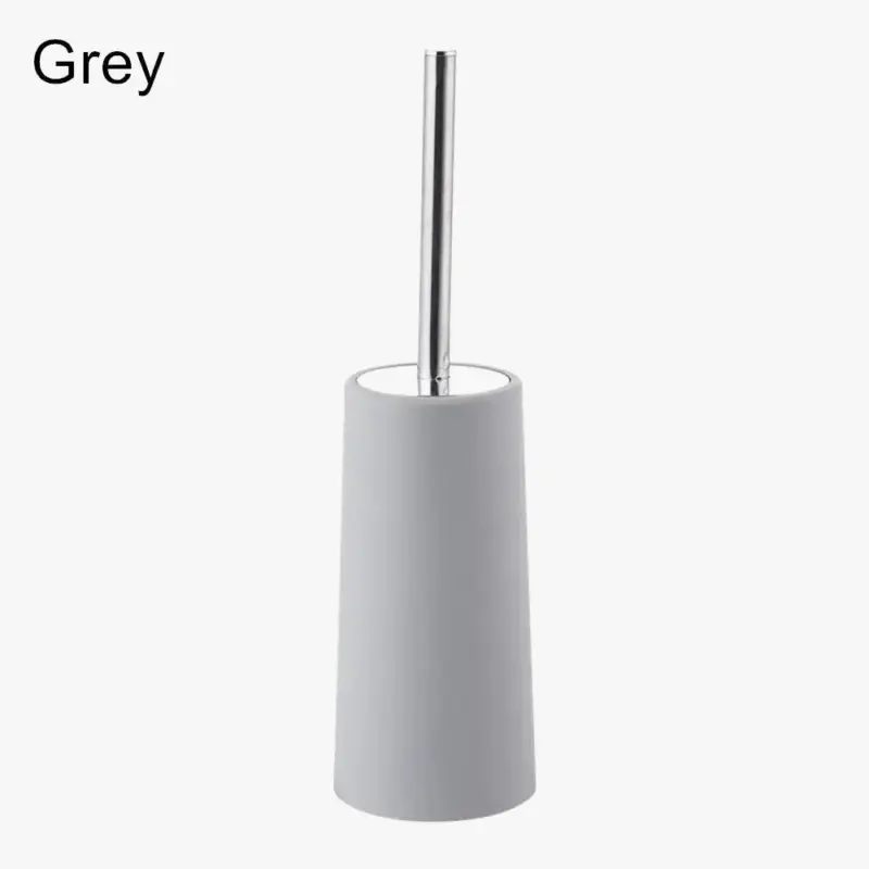 Toilet brush and free standing holder set for bathroom Marque