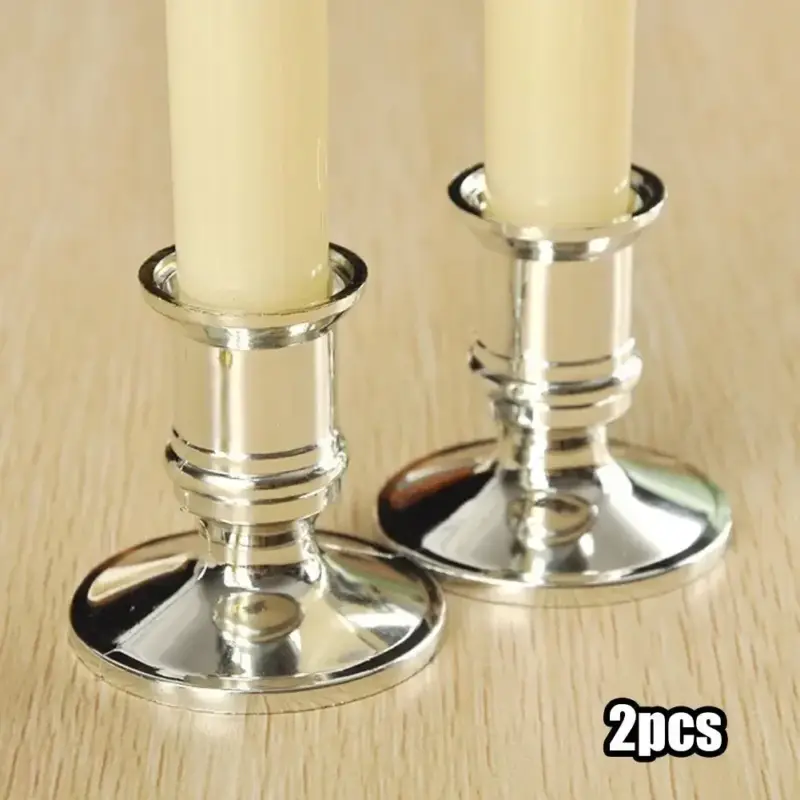 Offre Exclusive Set of 2 conical candle holders for wedding and party decoration