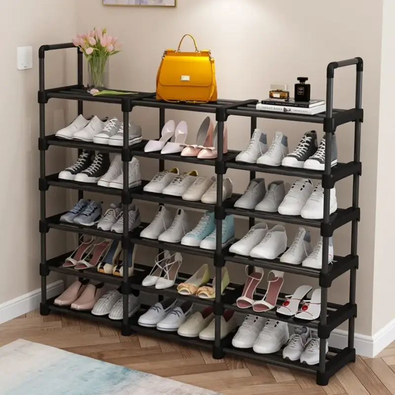 Multi-layer removable shoe rack for convenient storage Produit De Marque