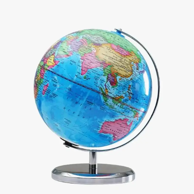 Illuminated english globe with hd printing and 360-degree rotation Pas Cher