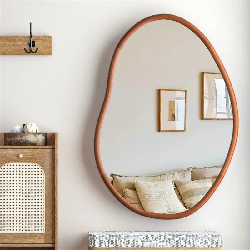 Large decorative wall mirror in solid wood Offre Du Jour
