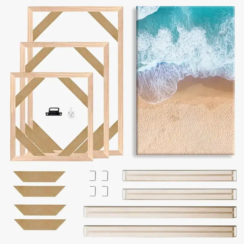 Bon Plan Wooden wall frame for canvases and decorative paintings