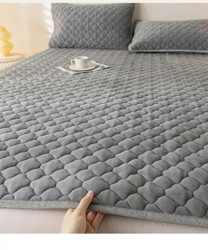 Prix Choc Warm velvet mattress topper for winter comfort