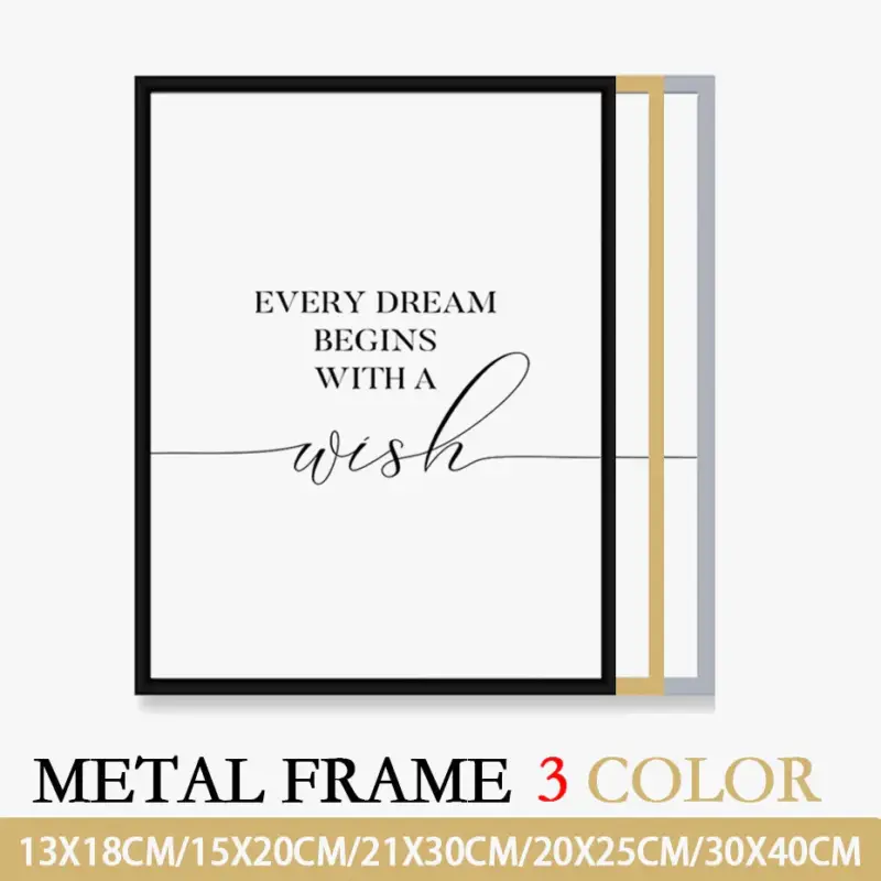 Modern metal photo frames for home decor and gifts Haute Qualité
