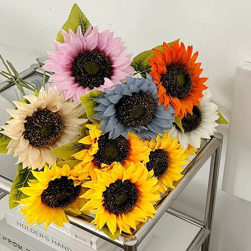 Affaire À Saisir Decorative artificial sunflower for floral arrangements and photogr...