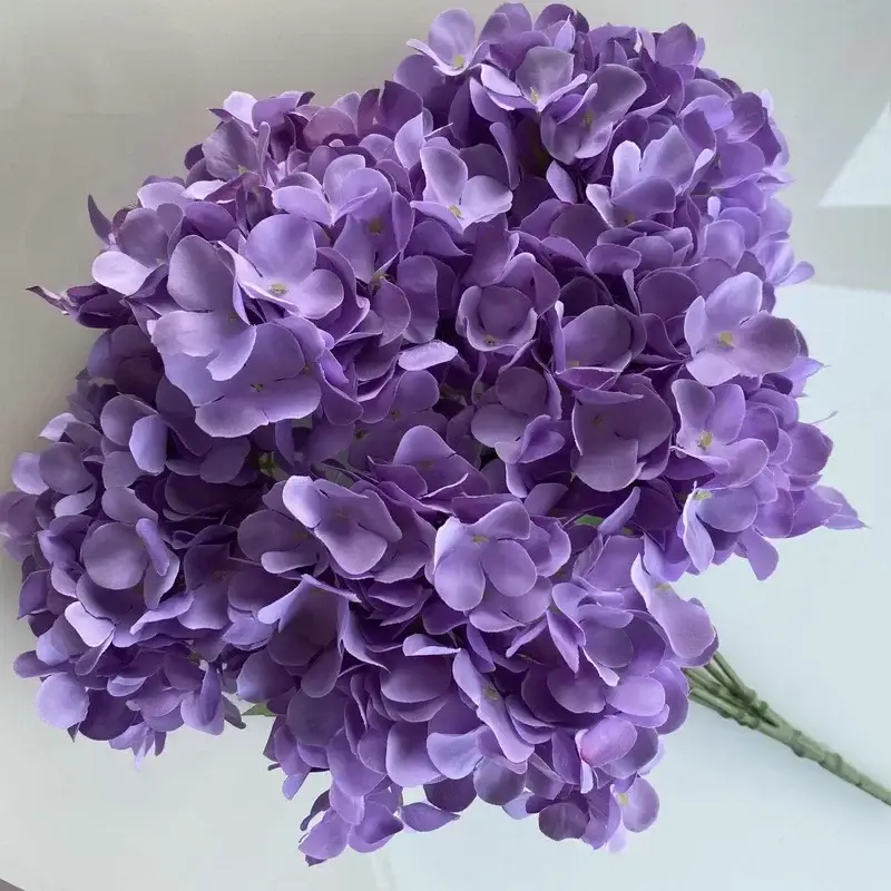 Super Prix Silk hydrangea bouquet for elegant home decoration
