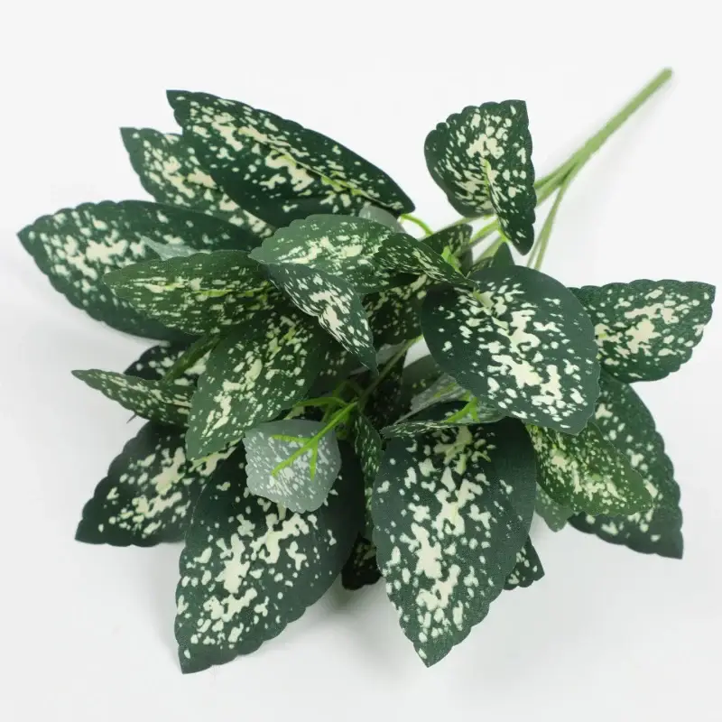 Populaire Artificial silk bamboo leaves for elegant decoration