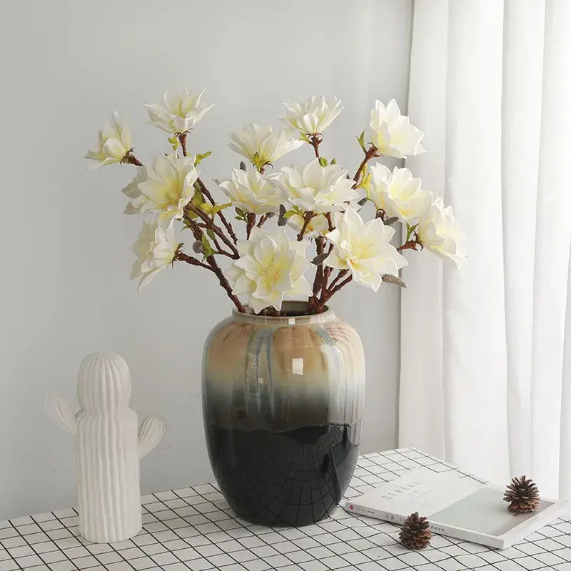Decorative artificial flowers zen style with magnolia Vente Directe