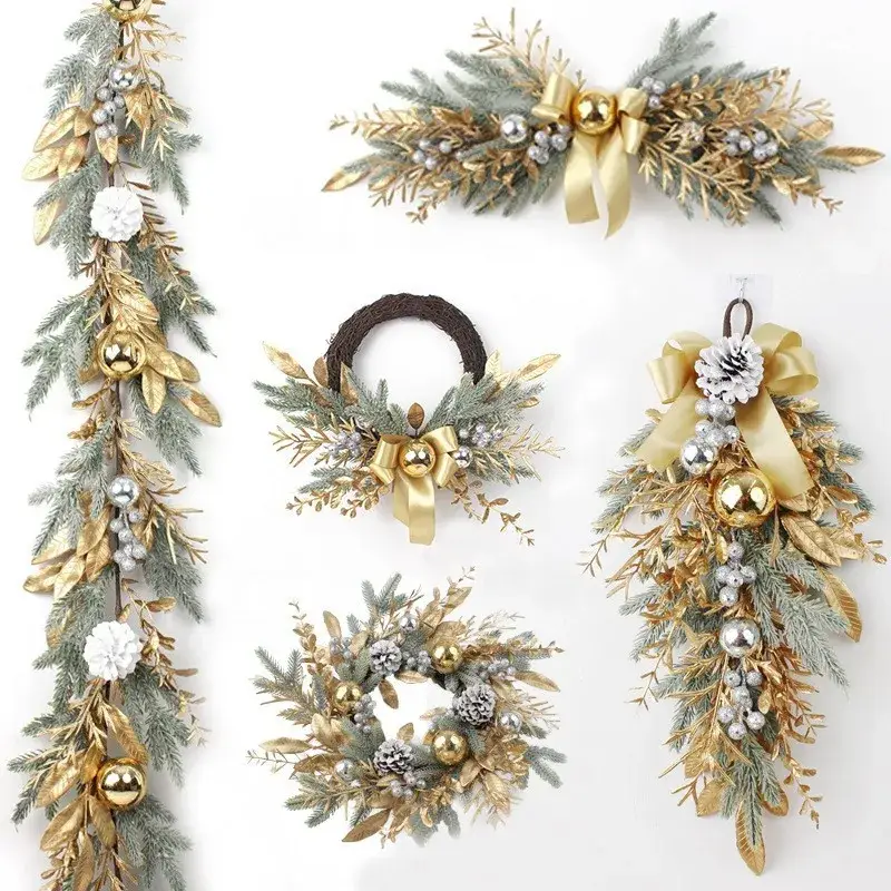 Certifié Artificial rattan garland for christmas and new year decorations