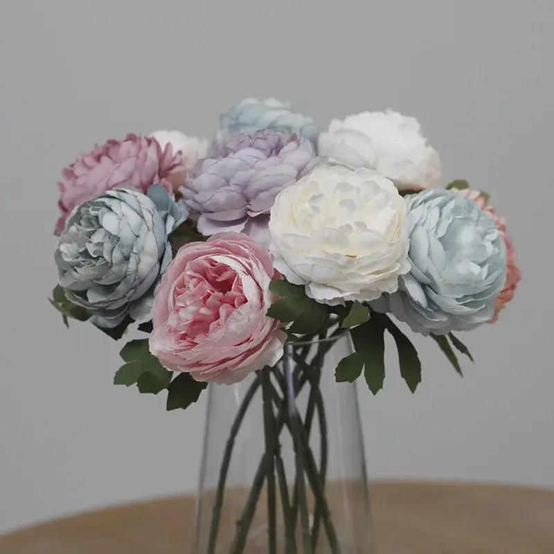 Realistic artificial peony for decoration and weddings Achat Immédiat