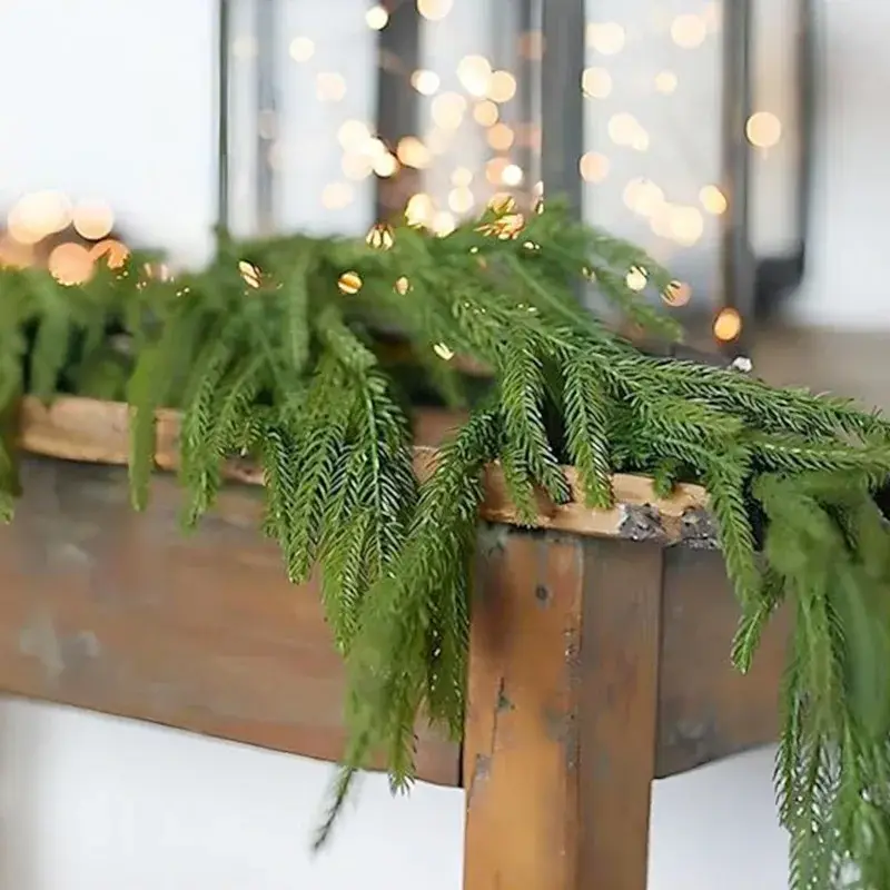Usine Directe Realistic pine garland for christmas decor and diy