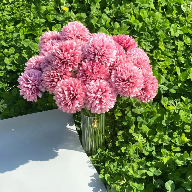 Artificial chrysanthemum ball for wedding and party decoration Haute Qualité