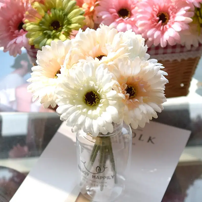 Certifié Artificial gerbera flowers for party and wedding decoration