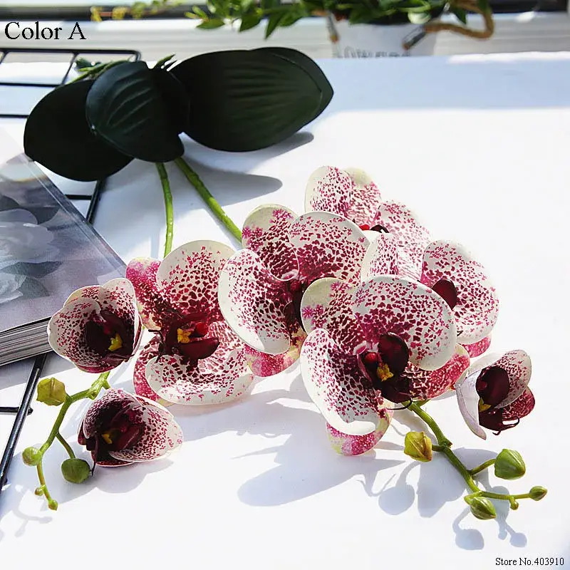 Meilleure Vente Luxury latex orchid for wedding and event decoration