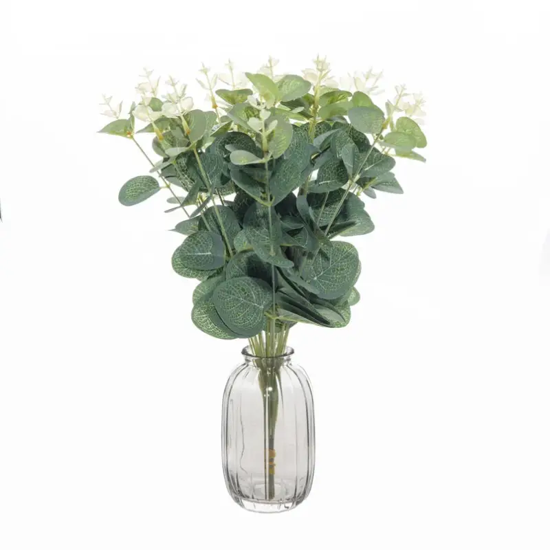 Commander Vite Table decoration eucalyptus branches artificial plants for wedding
