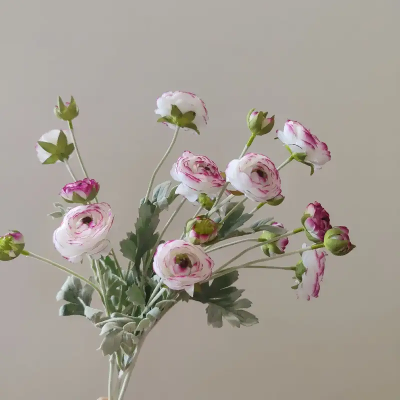 Small artificial peony flower bouquet for wedding and home decoration Meilleure Vente